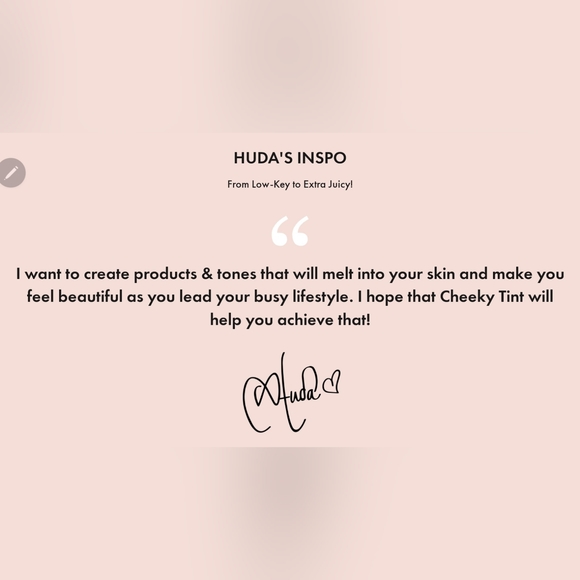 🦋🦋🦋 3/$25---HUDA Cheeky Tint Vegan Cream Blush Stick in Perky Peach -- BNIB - Picture 5 of 13